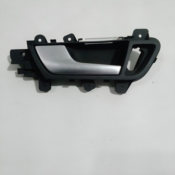 Maçaneta Interna Dianteira Esquerda Audi A4 2014 Sku 59702 Preto Dianteira