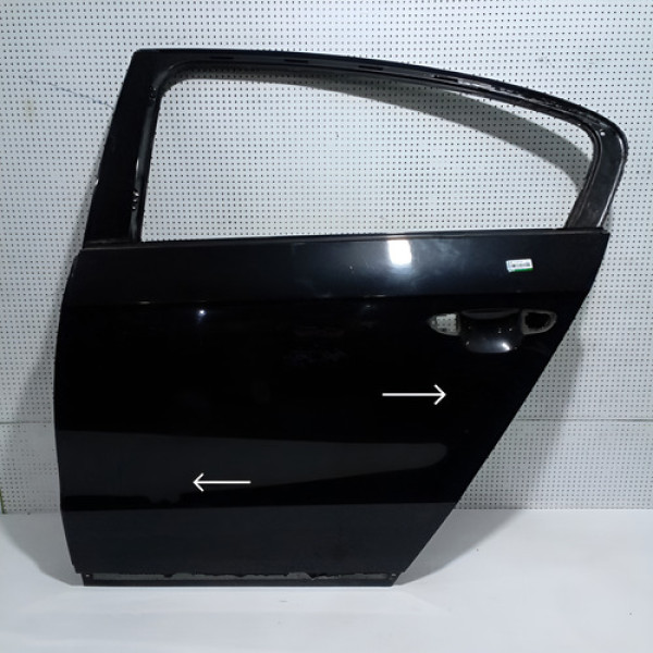 Porta Blindada Traseira Esquerda Passat Tsi 2012 Sku 57291 Traseira Esquerdo Preto