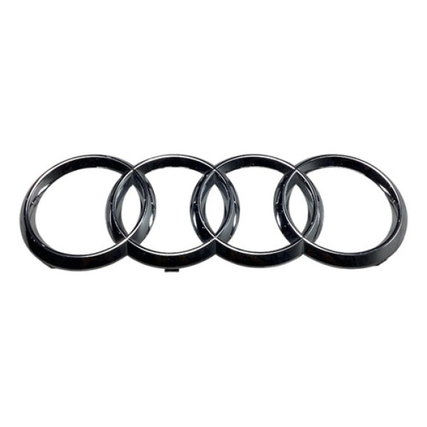 Emblema Da Grade Dianteira Tampa Traseira Audi Q3 2014 Prateado