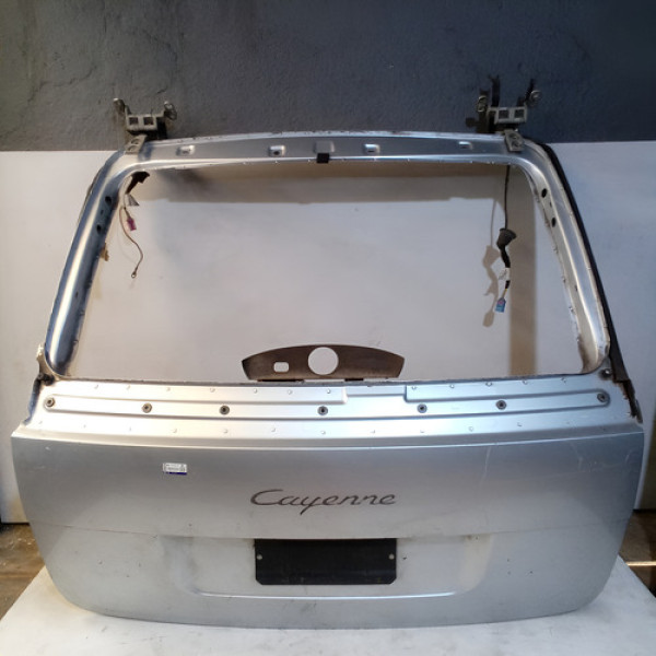 Tampa Traseira Porsche Cayenne 2008 Sku 12880 Prateado