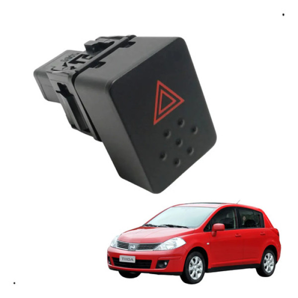 Botão Do Pisca Alerta Nissan Tiida 2008