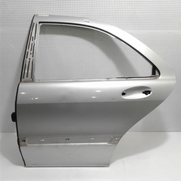 Porta Traseira Esquerda - Mercedes  S500 1999 - Sku 13156 Traseira Esquerda Prateado