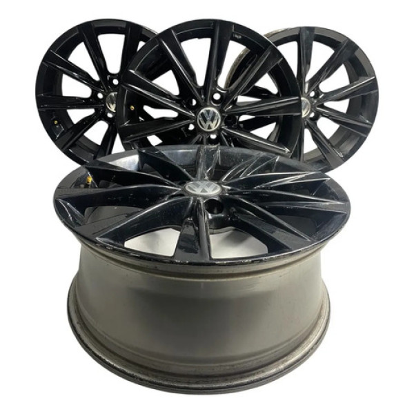 Jogo De Rodas Aro 17 Volkswagen Tiguan 2.0 Turbo 2012 Preto