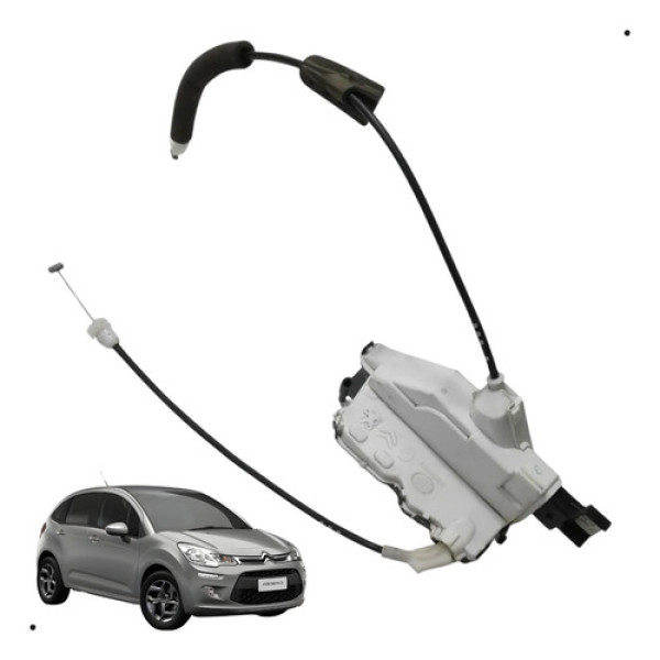 Fechadura Porta Dianteira Direita Elétrica Citroën C3 2013
