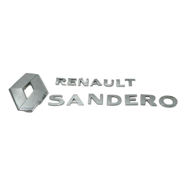 Emblema Traseiro Renault Sandero 2012 Sku 46074