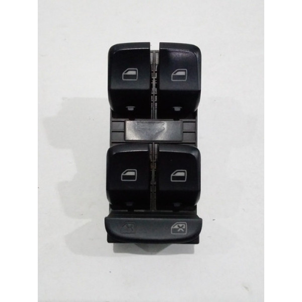 Botão Do Vidro Dianteiro Esquerdo Audi A4 2010 Sku 55495