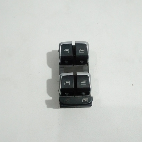 Botão Vidro Porta Dianteira Esquerda Audi A4 2014 Sku 59701