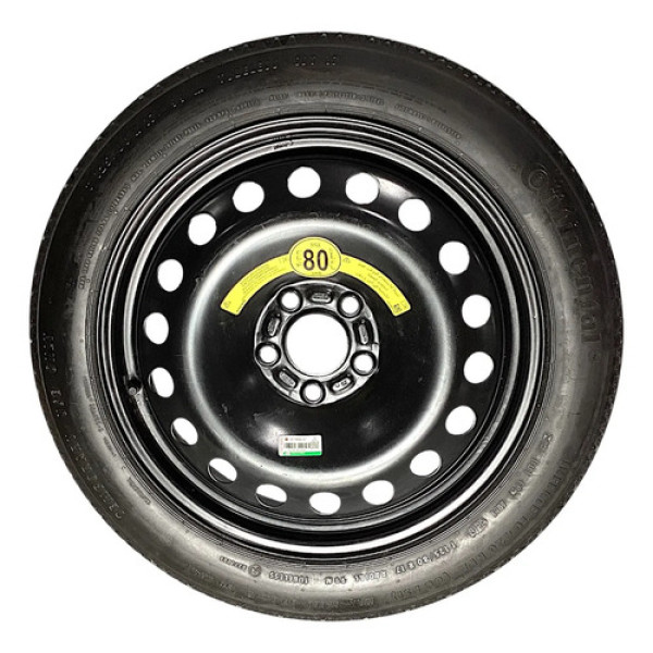 Roda Estepe T 125/80 R17 99m Volvo Xc60 2.0 T5 2017 Preto