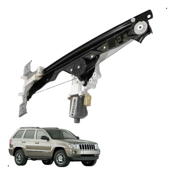 Máquina De Vidro Traseira Esquerda Jeep Grand Cherokee 2009
