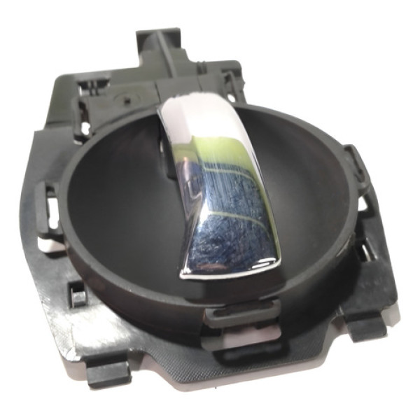 Maçaneta Interna Dianteira Direita Citroën C3 2008 Cod 53327 Preto Dianteira