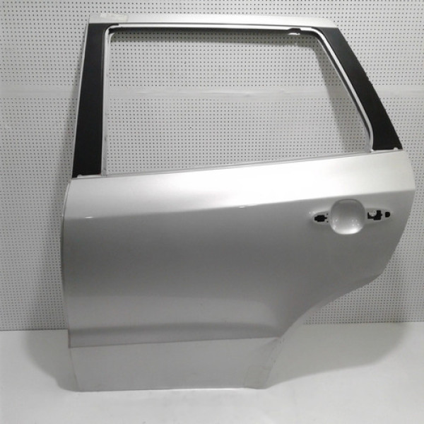 Porta Traseira Esquerda - Santa Fé  2011 - Sku 27424 Traseira Esquerdo Prateado
