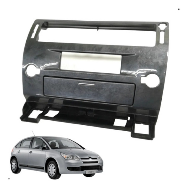 Painel Do Rádio Citroën C4 2010 Preto