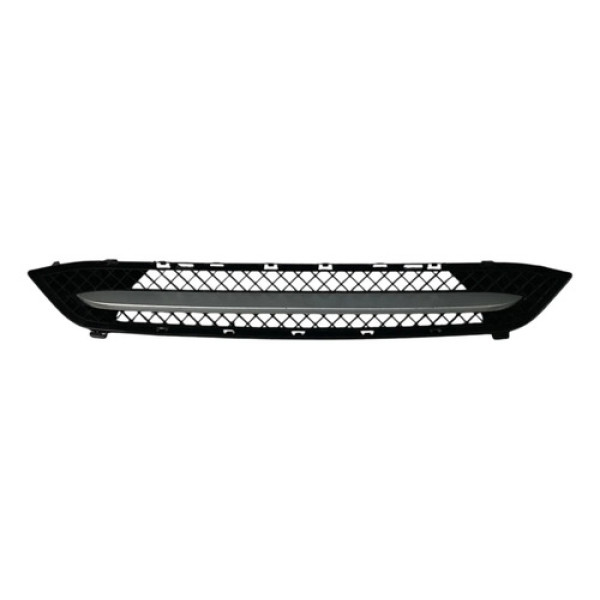 Grade Inferior Do Parachoque Dianteiro Bmw X1 2014 Preto Regular