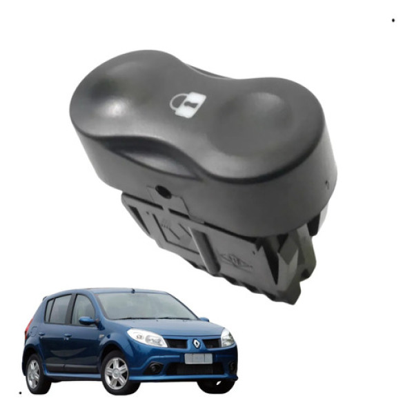 Botão Da Trava Das Portas Renault Sandero 2009